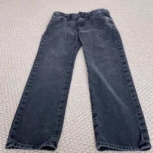 GAP Black Wash Straight Jeans